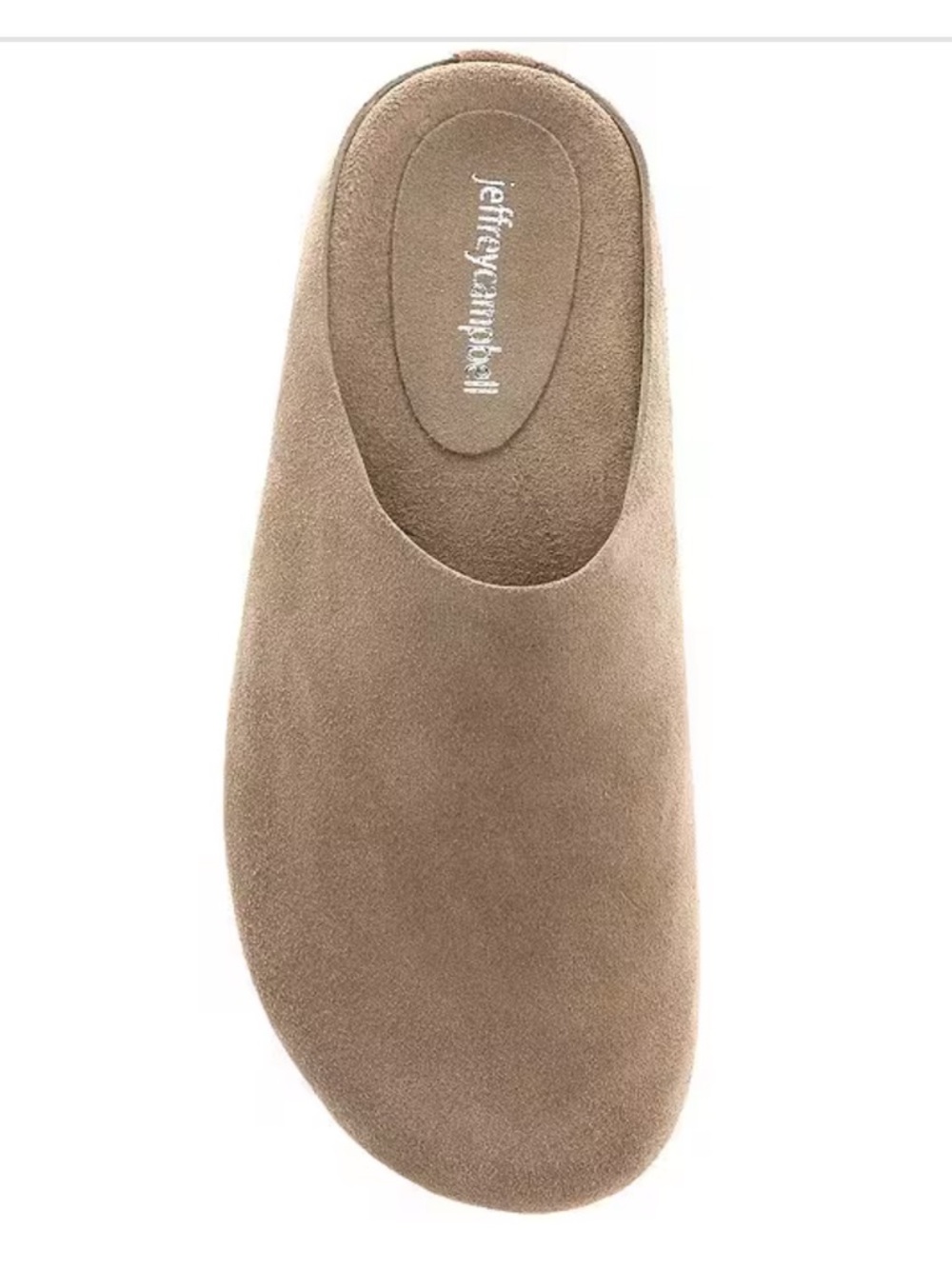 Jeffrey Campbell Gray Suede Slip-On Clogs